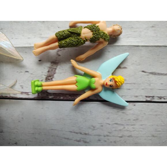 Disney Tinkerbell Fairies Lot of 6 Figures PVC Toy Cake Topper Multicolor - Picture 2 of 11